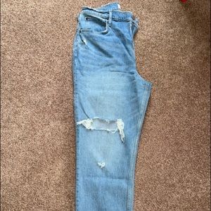 NWT Abercrombie & Fitch Curve Love ultra high rise 90s straight jeans size 31/12